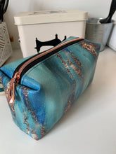 Load image into Gallery viewer, Boxy Pouch Kit - Gold and Turquoise