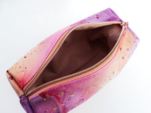 Load image into Gallery viewer, Boxy Pouch Kit - Red Pink Purple Ink