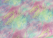 Load image into Gallery viewer, Cheetah Colourful Spots Custom Print VINYL (Knit)