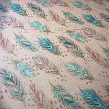 Load image into Gallery viewer, Feathers in Pink Custom Print VINYL (Knit)