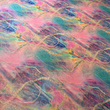 Load image into Gallery viewer, Multi Colour Gold Custom Print VINYL (Knit)