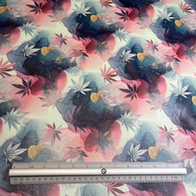 Load image into Gallery viewer, Cannabis Alcohol Ink Gold Custom Print VINYL (Knit)