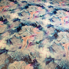 Load image into Gallery viewer, Glacier Alcohol Ink Glitter Custom Print VINYL (Knit)