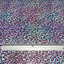 Load image into Gallery viewer, Cheetah Rainbow Spots Custom Print VINYL (Knit)