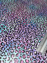 Load image into Gallery viewer, Cheetah Rainbow Spots Custom Print VINYL (Knit)