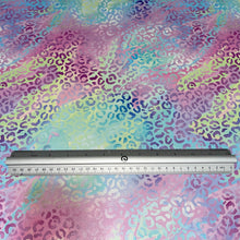 Load image into Gallery viewer, Cheetah Colourful Spots Custom Print VINYL (Knit)