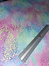 Load image into Gallery viewer, Cheetah Colourful Spots Custom Print VINYL (Knit)