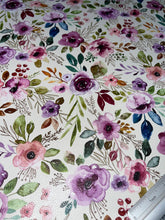 Load image into Gallery viewer, Cream Forest Flowers Custom Print VINYL (Knit)