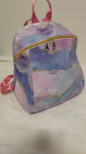 Backpack made by Lorna using a Janome M100 QDC machine.