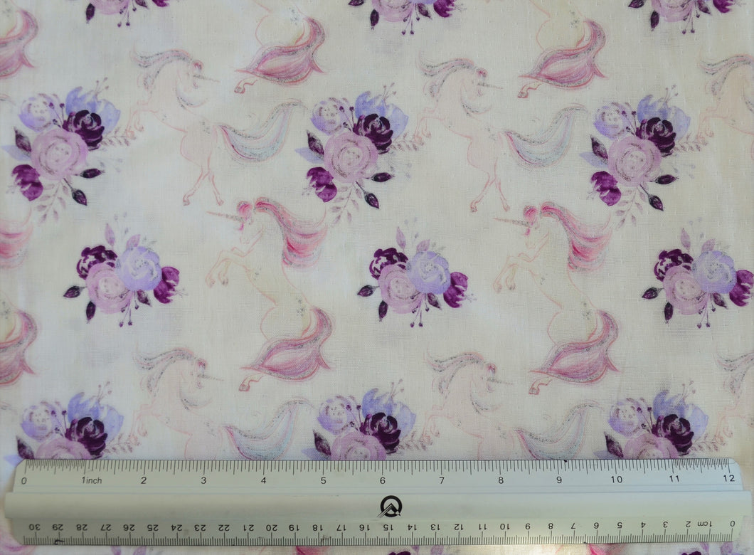 Unicorn Custom Print 100% Double Gauze Cotton
