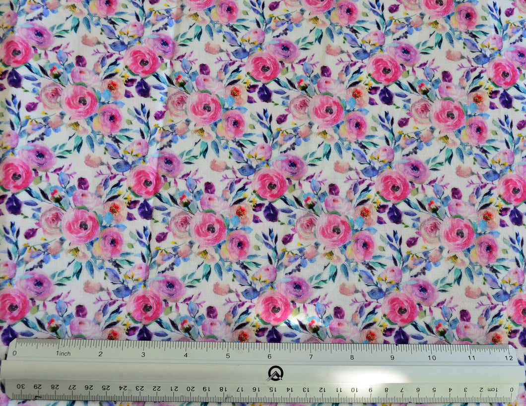 Floral Custom Print 100% Double Gauze Cotton