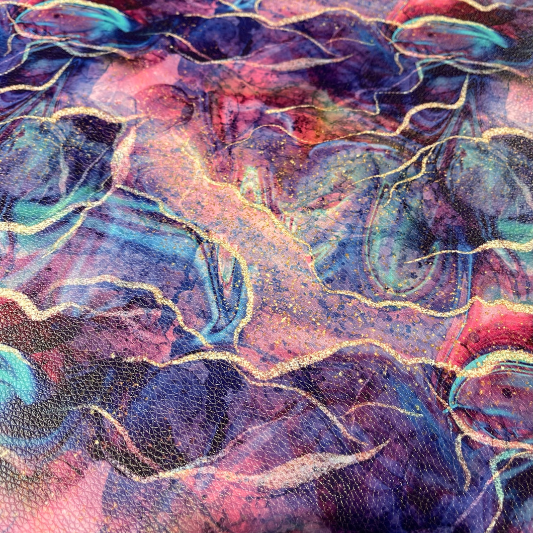 Abalone Dark Custom Print VINYL (Knit)