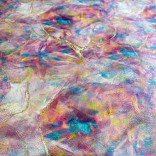 Load image into Gallery viewer, Opal and Gold Custom Print VINYL (Knit)
