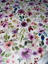 Load image into Gallery viewer, Cream Forest Flowers Custom Print VINYL (Knit)
