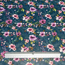 Load image into Gallery viewer, Teal Forest Flowers Custom Print VINYL (Knit)
