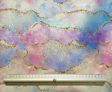 Load image into Gallery viewer, Glitter Cotton Candy Custom Print 100% Cotton

