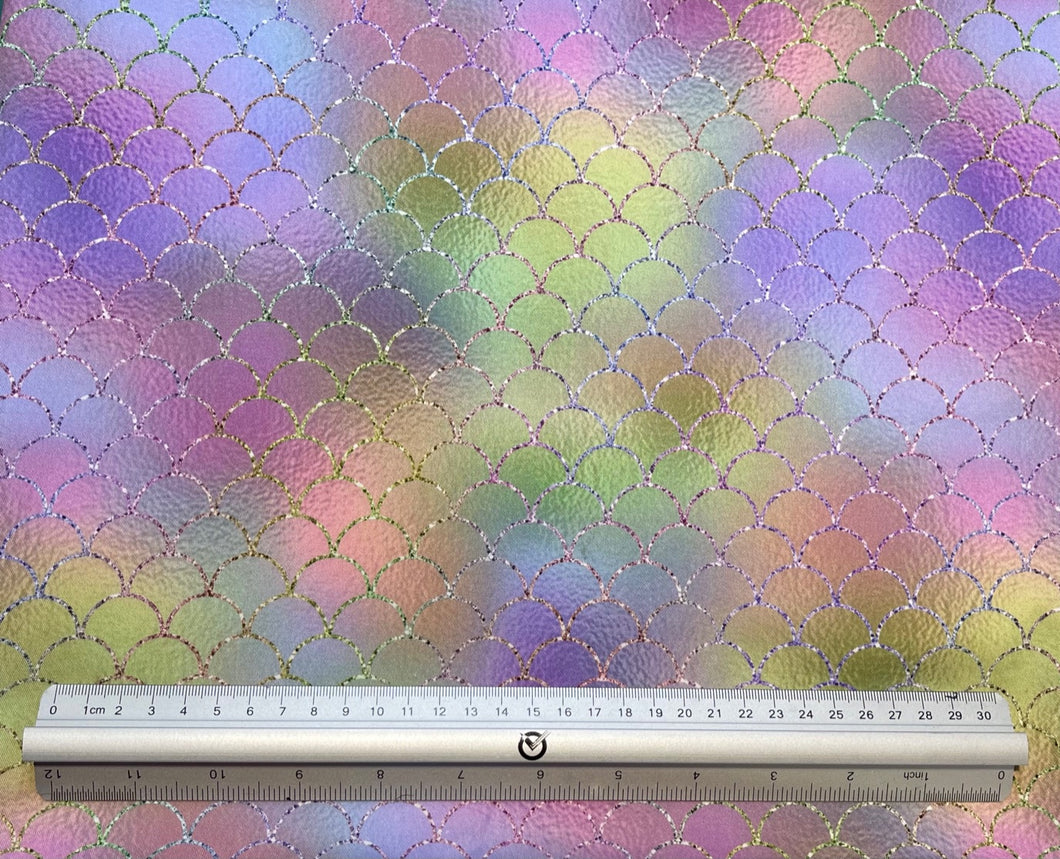 Mermaid Scales Custom Print 100% Cotton