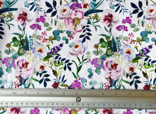 Load image into Gallery viewer, Feather and Floral Custom Print 100% Cotton
