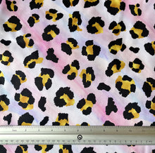 Load image into Gallery viewer, Watercolour Cheetah Gold Custom Print 100% Cotton
