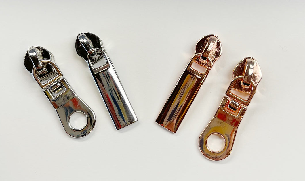 #5 Zipper Pulls Bar or Donut -  For Nylon Zippers
