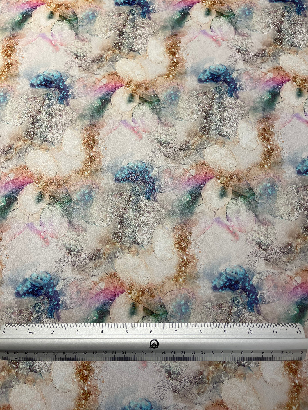 Gold Silver Blue Glitter Custom Print VINYL (Woven)