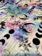 Load image into Gallery viewer, Moon and Floral Light Custom Print 100% Cotton
