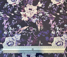 Load image into Gallery viewer, Floral in the Dark Custom Print 100% Cotton
