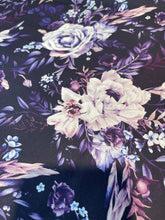 Load image into Gallery viewer, Floral in the Dark Custom Print 100% Cotton
