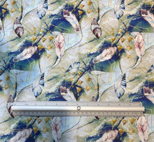 Load image into Gallery viewer, Feathers and Gems Custom Print 100% Cotton
