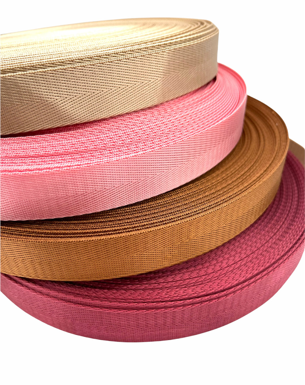 Nylon Herringbone Webbing - 4 Colours - 1 inch (26mm) – Anna's Fabric