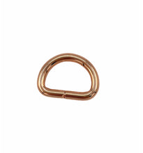 Load image into Gallery viewer, D Rings - Rose Gold/Nickle - 16mm-5/8inch and 20mm-3/4inch
