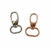 Load image into Gallery viewer, Swivel Snap Hook - Rose Gold/Nickle - 16mm-5/8inch and 20mm-3/4inch
