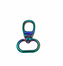 Load image into Gallery viewer, Swivel Snap Hook - Iridescent Rainbow - 20mm-3/4inch

