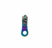 Load image into Gallery viewer, #5 Iridescent Rainbow Donut Zipper Pulls -  For Nylon Zippers
