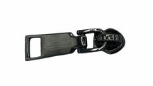 Load image into Gallery viewer, #5 Zipper Trapezoid in Gunmetal and Nickle
