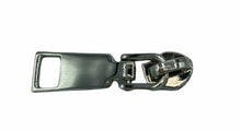 Load image into Gallery viewer, #5 Zipper Trapezoid in Gunmetal and Nickle
