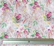 Load image into Gallery viewer, Wispy Floral Custom Print 100% Cotton

