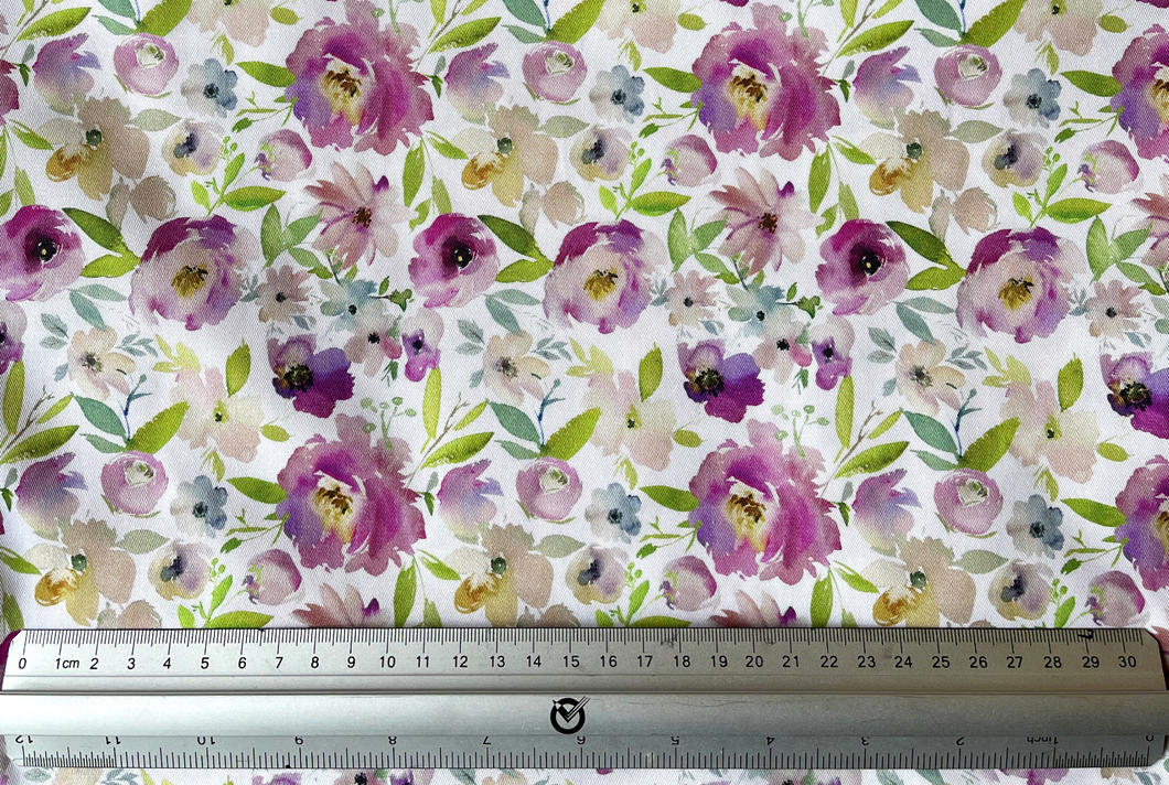 Spring Floral Custom Print 100% Cotton