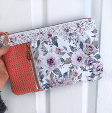 Load image into Gallery viewer, White Floral Custom Print 100% Cotton
